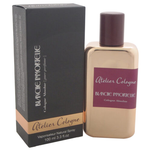 ATELIER COLOGNE BLANCHE IMMORTELLE 100ML NATURAL SPRAY COLOGNE ABSOLUE PURE PERFUME