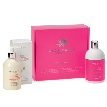 ACCA KAPPA SET REGALO VIRGINIA ROSE LATTE CORPO 300ML + BAGNO DOCCIA 500ML