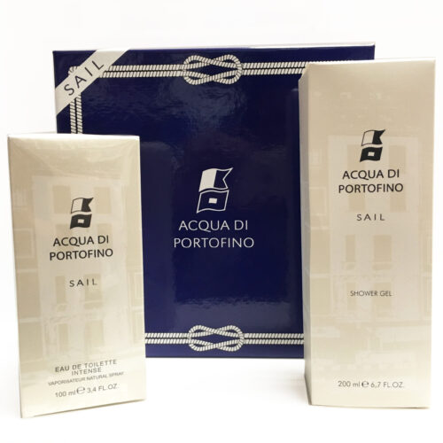 ACQUA DI PORTOFINO SAIL GIFT SET 100ML SPRAY EAU DE TOILETTE INTENSE + 200ML SHOWER GEL