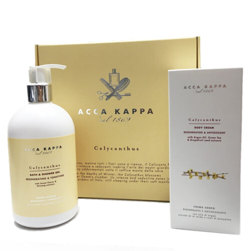 ACCA KAPPA SET REGALO CALYCANTHUS LATTE CORPO 300ML + BAGNO DOCCIA 500ML