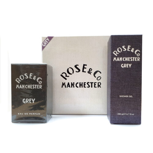 ROSE & CO MANCHESTER GREY GIFT SET 100ML SPRAY EAU DE PARFUM + SHOWER GEL 200ML