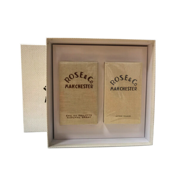 ROSE & CO MANCHESTER GIFT SET 100ML EAU DE TOILETTE NATURAL SPRAY + AFTER SHAVE  VAPO 100ML