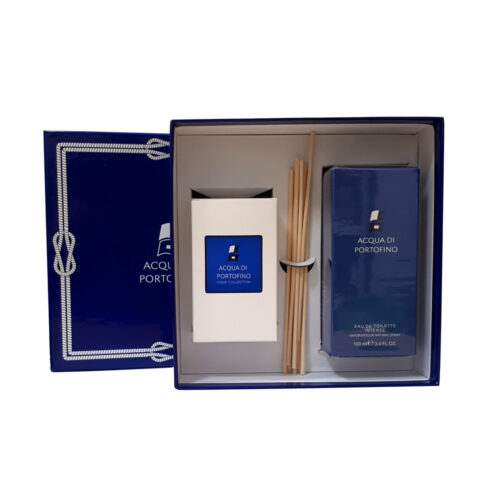 ACQUA DI PORTOFINO GIFT SET 100ML SPRAY EDT INTENSE + HOME COLLECTION 100ML