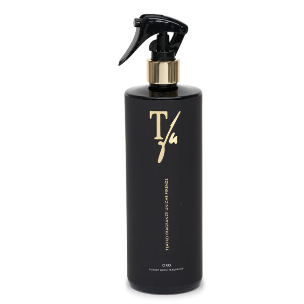 TEATRO FRAGRANZE UNICHE ORO LUXURY COLLECTION PISTOLA SPRAY FRAGRANZA AMBIENTE 500ML RICARICA