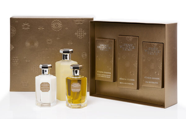 GIFT SET LORENZO VILLORESI FIRENZE ATMAN XAMAN 100ML SPRAY EDT + AFTERSHAVE BALM 100ML + BATH & SHOWER GEL 250ML