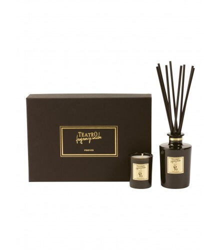 TEATRO FRAGRANZE UNICHE COFANETTO MINI SINFONIA ORO 1815 FRAGRANZA AMBIENTE 100ML + CANDELA 40GR