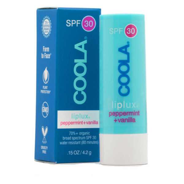 COOLA LIPLUX SUNSCREEN SPF 30 VANILLA PEPPERMINT 4.2 GR