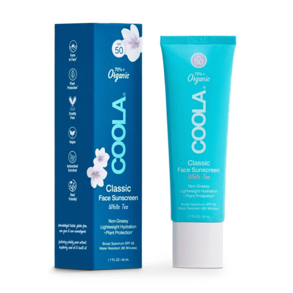 COOLA CLASSIC FACE SUNSCREEN SPF 50 WHITE TEA 50ML