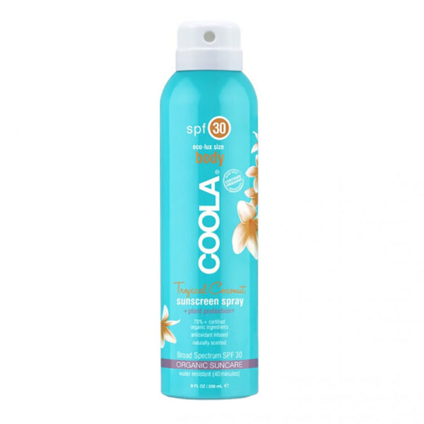 COOLA ECO LUX BODY SPF 30 TROPICAL COCONUT SUNSCREEN SPRAY 236ML