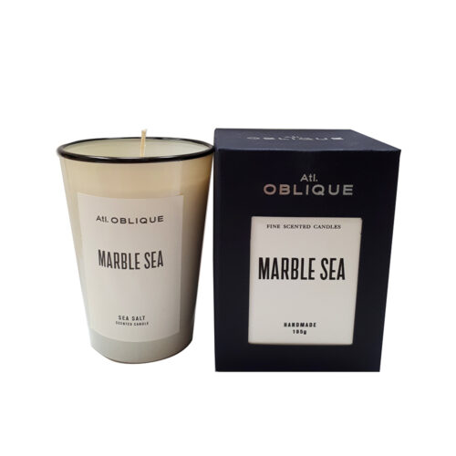 ATELIER OBLIQUE MARBLE SEA CANDLES CANDELA 195GR