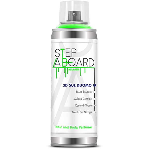 STEP ABOARD MILANO 3D SUL DUOMO HAIR AND BODY PERFUME SPRAY 150ML