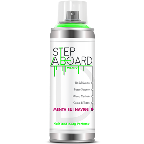 STEP ABOARD MILANO MENTA SUI NAVIGLI HAIR AND BODY PERFUME SPRAY 150ML