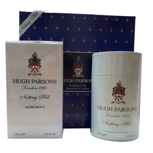 HUGH PARSONS LONDON 1925 GIFT SET NOTTING HILL FRAGRANCE FOR MEN 100ML SPRAY EDP + AFTER SHAVE 100ML