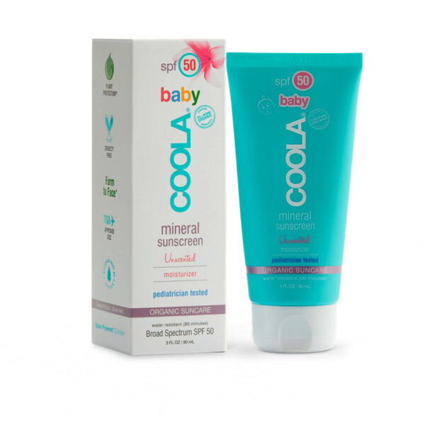 COOLA BABY MINERAL SUNSCREEN SPF 50 UNSCENTED 90ML