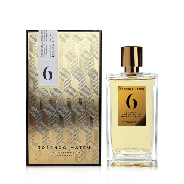 ROSENDO MATEU N°6 JASMIN SANDALWOOD ORIENTAL MUSK 100ML EAU DE PARFUM SPRAY