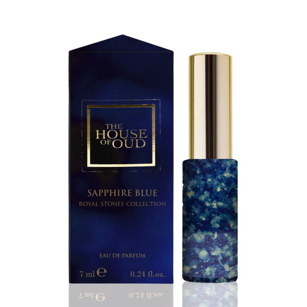 THE HOUSE OF OUD SAPPHIRE BLUE ROYAL STONE COLLECTION 7ML TRAVEL SIZE EDP SPRAY