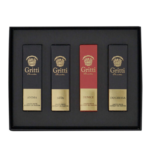 GRITTI PRIVÉ 1 DISCOVERY SET 4 X 2ML EXTRAIT DE PARFUM SPRAY