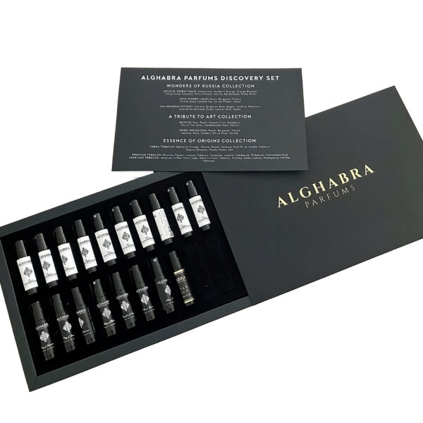 ALGHABRA PARFUMS DISCOVERY SET 18 X 1,2 ML SPRAY EXTRAIT DE PARFUM
