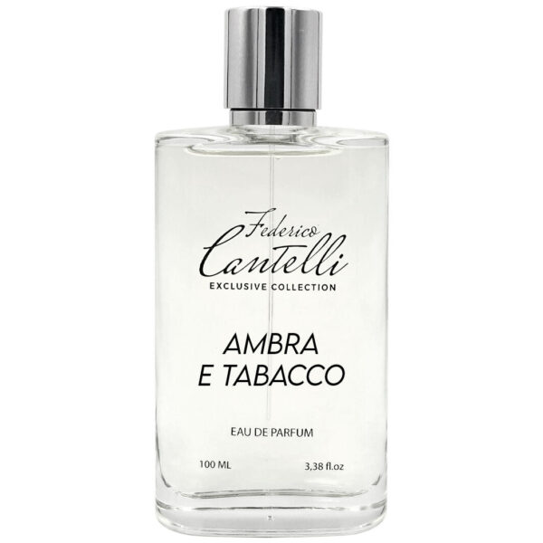FEDERICO CANTELLI AMBER AND TOBACCO 100ML SPRAY EAU DE PARFUM
