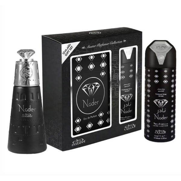 NABEEL PERFUMES NADER GIFT SET 100ML EAU DE PARFUM + 200ML BODY SPRAY