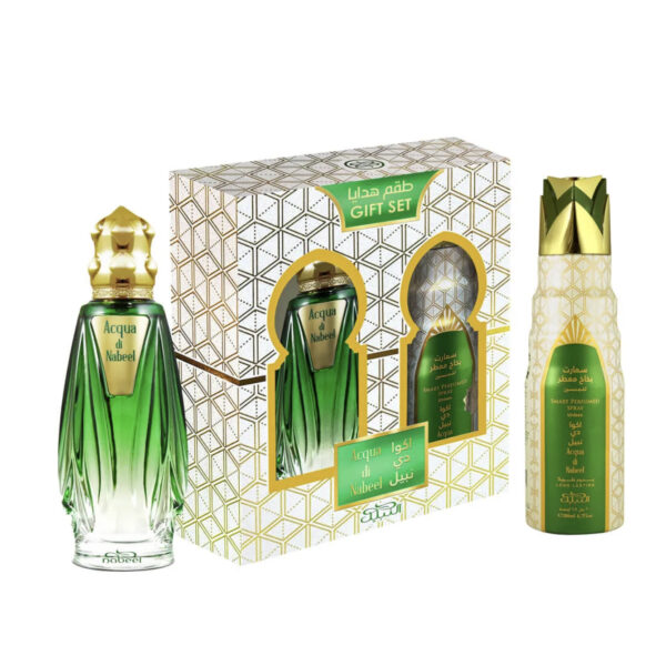NABEEL PERFUMES ACQUA DI NABEEL GIFT SET 100ML EAU DE PARFUM + 200ML BODY SPRAY
