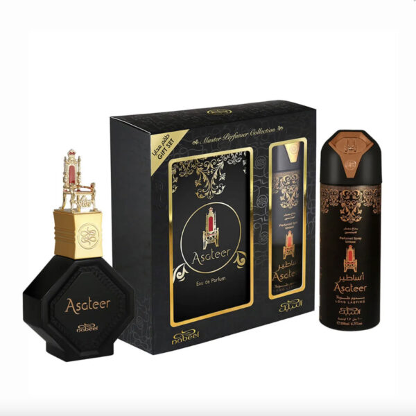 NABEEL PERFUMES ASATEER GIFT SET 100ML EAU DE PARFUM + 200ML BODY SPRAY