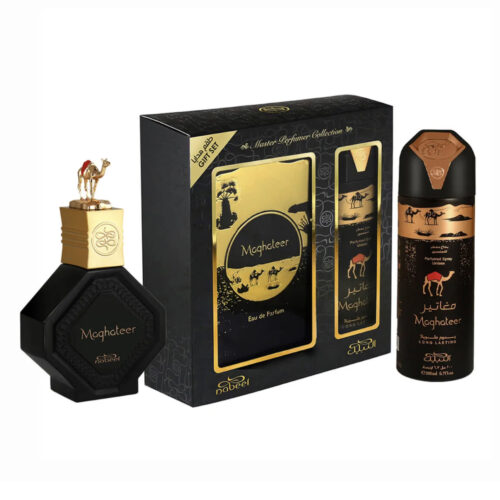 NABEEL PERFUMES MAGHATEER GIFT SET 100ML EAU DE PARFUM + 200ML BODY SPRAY