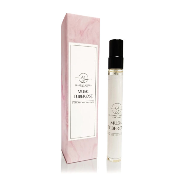 CLAUDIO ZUCCA PARFUMS MUSK TUBEROSE TRAVEL SIZE 10ML EXTRAIT DE PARFUM SPRAY