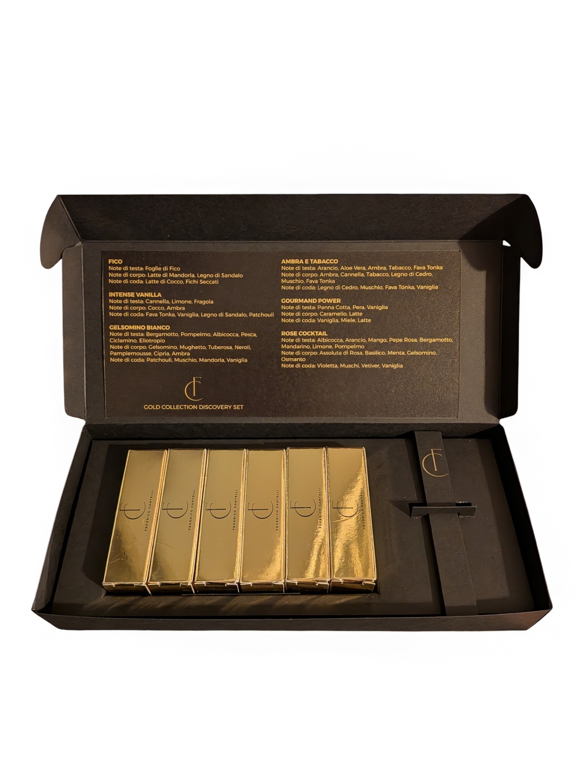 FEDERICO CANTELLI GOLD COLLECTION DISCOVERY SET 6 X 2ML SPRAY EXTRAIT DE PARFUM