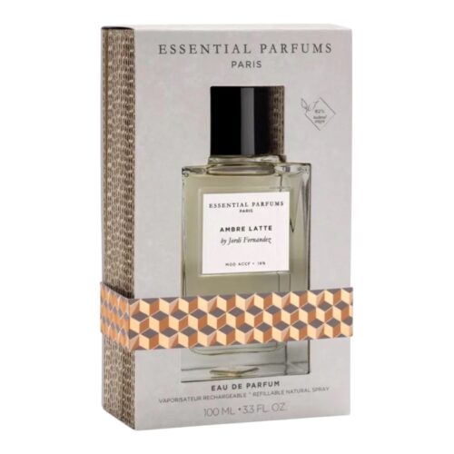 ESSENTIAL PARFUMS AMBRE LATTE by Jordi Fernandez 100ML SPRAY EAU DE PARFUM RICARICABILE